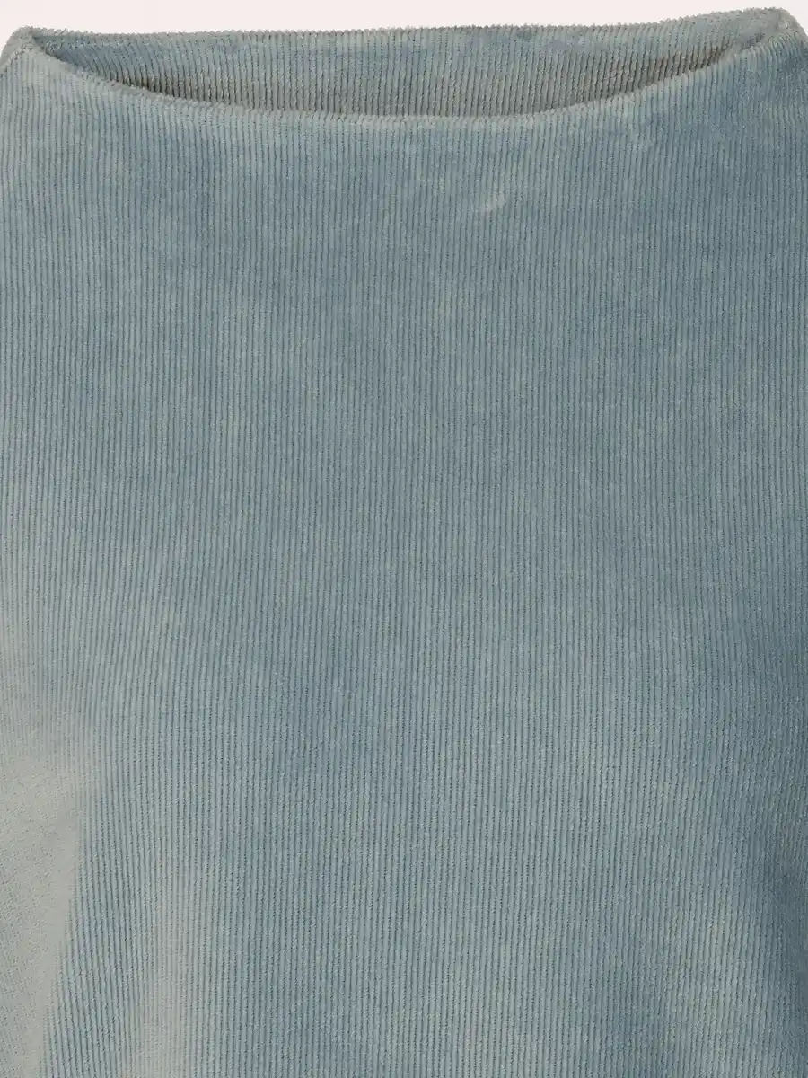 Bild 3 von Damen Rippshirt in Nicki-Jersey Blau