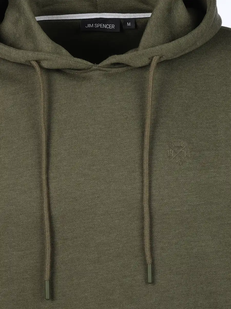 Bild 3 von Herren Kapuzenshirt mit Stickerei Oliv