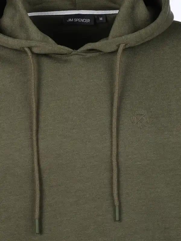 Bild 3 von Herren Kapuzenshirt mit Stickerei Oliv