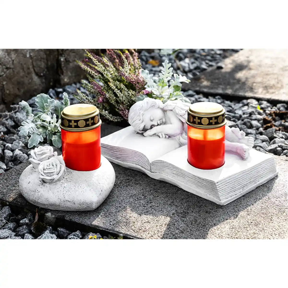 Bild 2 von LED-Grabdekoration "Mora" - Herz