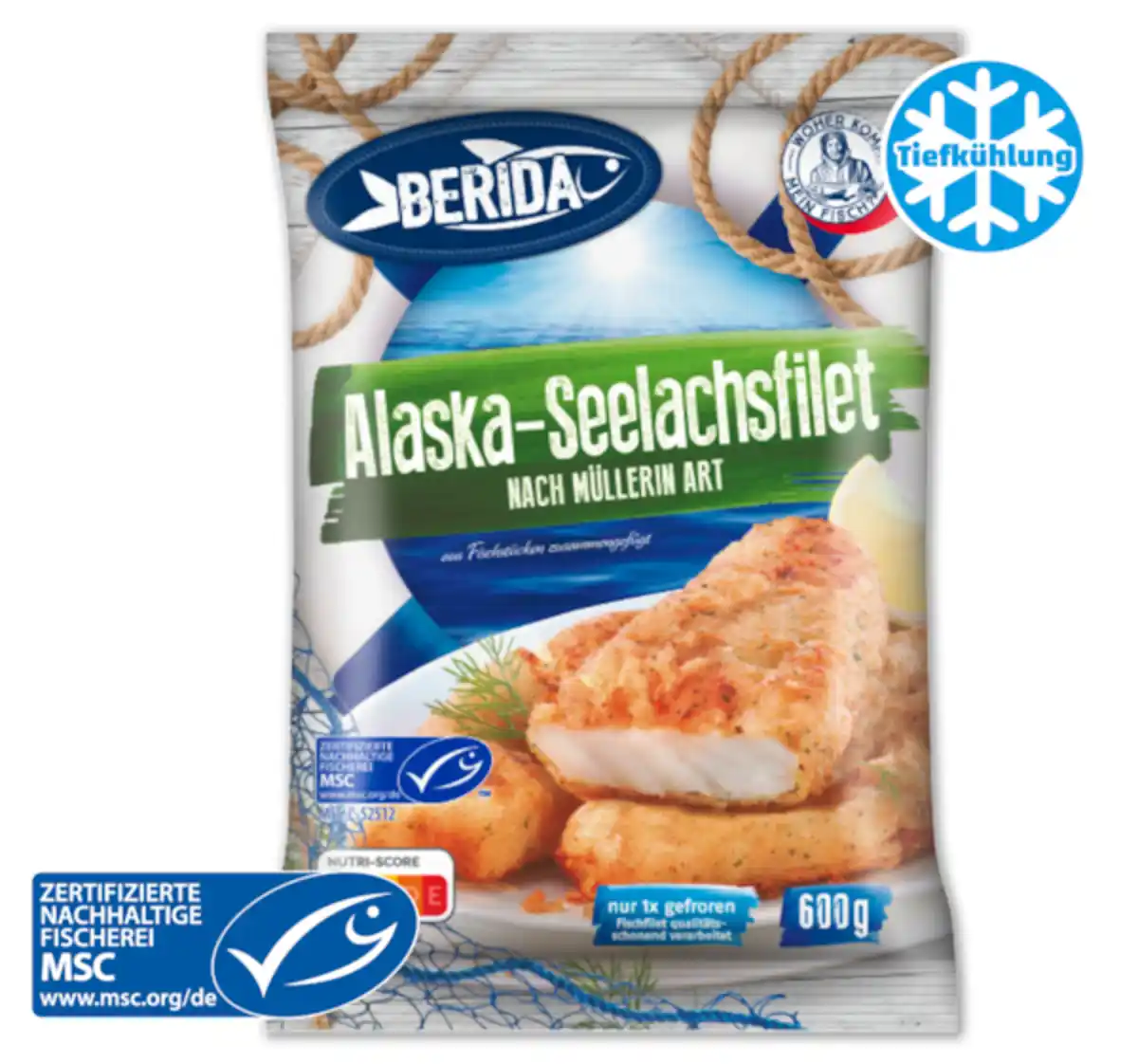 Bild 1 von BERIDA Alaska-Seelachsfilet