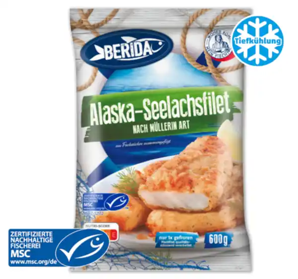 Bild 1 von BERIDA Alaska-Seelachsfilet