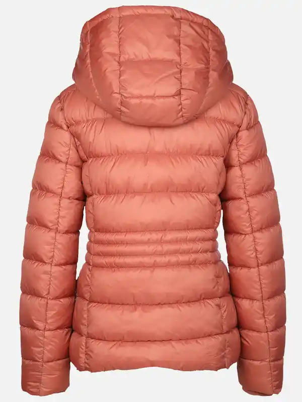 Bild 2 von Damen Steppjacke mit abnehmbarer Kapuze Rosa