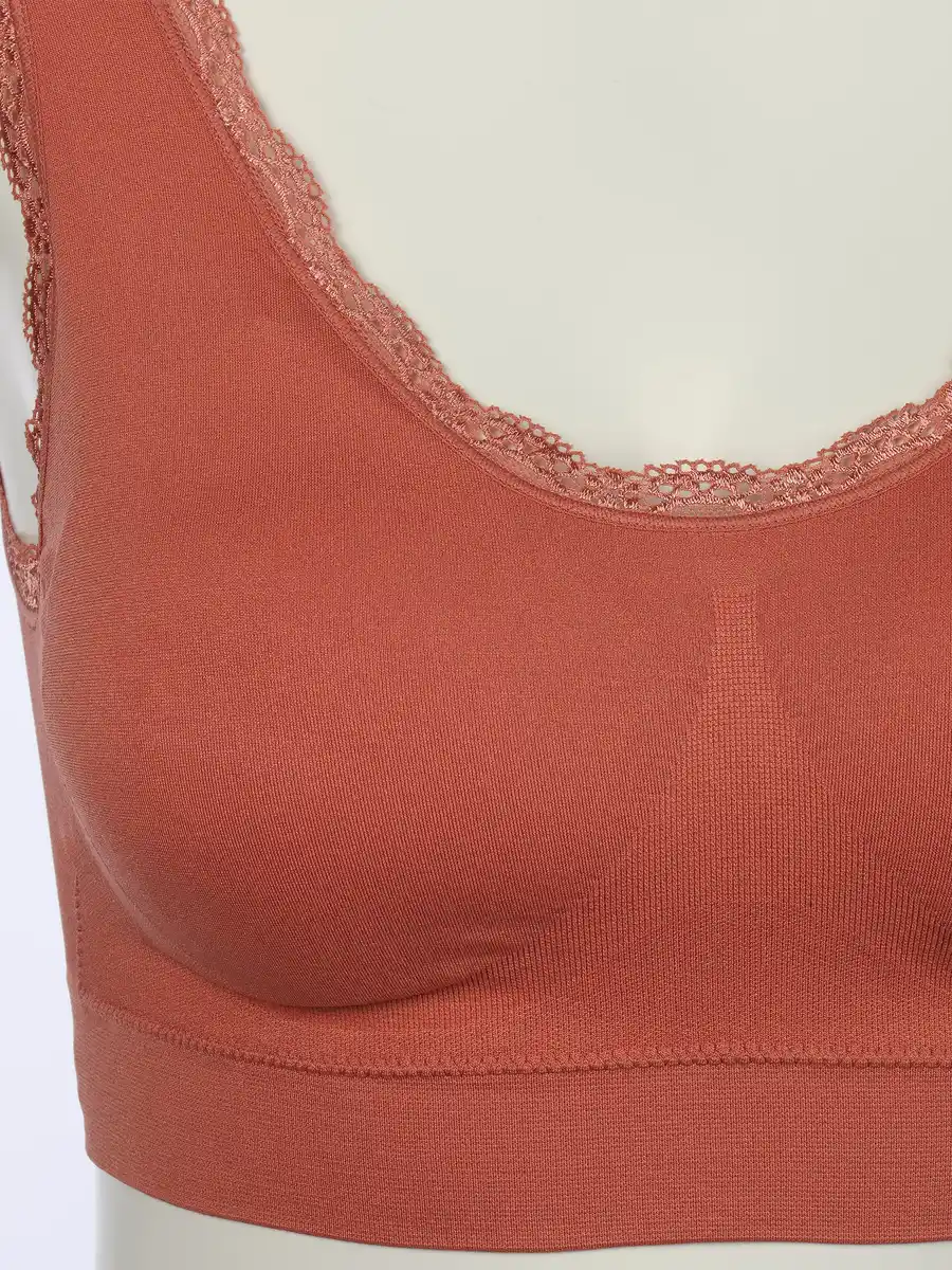 Bild 3 von Damen Bustier ohne Naht Rosa