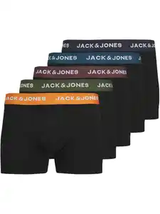Jack&Jones JACOLIVER SOLID TRUNK Pants im 5er Pack Schwarz