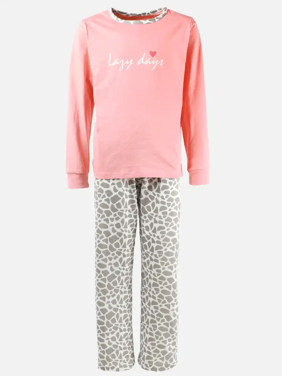 Bild 1 von Mädchen Schlafanzug mit Frontprint Pink