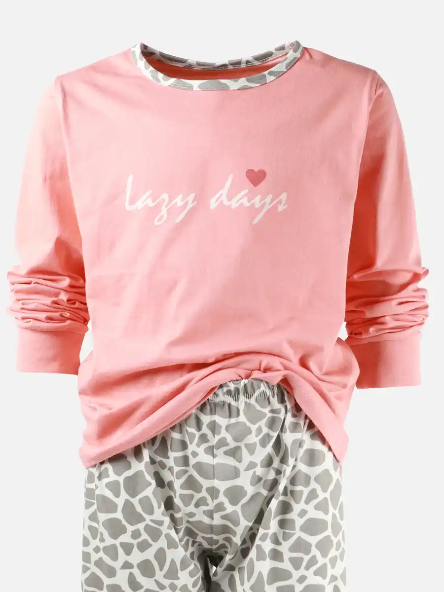 Bild 3 von Mädchen Schlafanzug mit Frontprint Pink