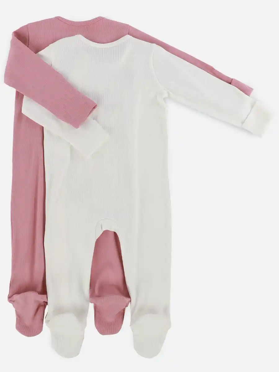 Bild 2 von Baby Mädchen Pyjama im 2er Pack Rosa