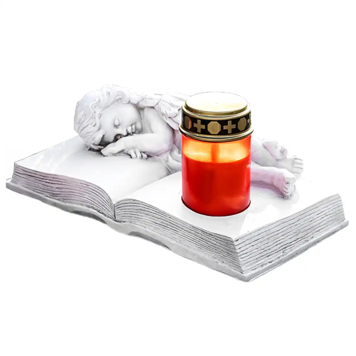 Bild 1 von LED-Grabdekoration "Mora" - Buch