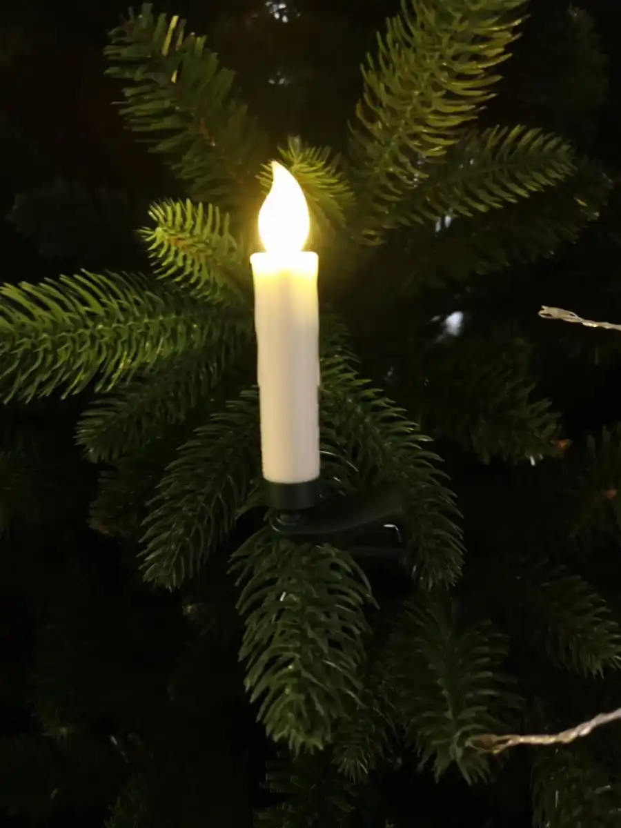 Bild 1 von LED-Christbaumkerzen-Set, 10 kabellose Kerzen