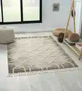 Bild 3 von Teppich Maya, 140cm x 200cm, Farbe Weiß, rechteckig, Florhöhe 15mm
