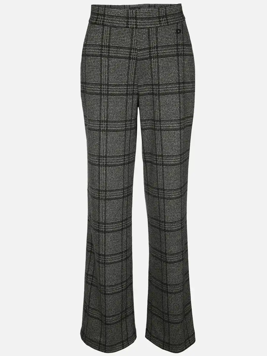 Bild 1 von Damen Wideleg Hose mit Muster Grau