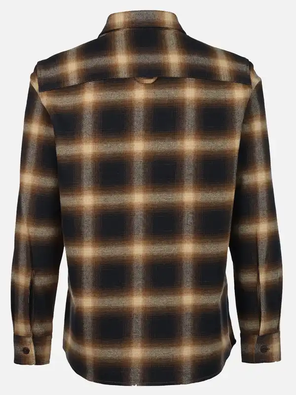 Bild 2 von Herren Flanellhemd als Overshirt Melange Grau