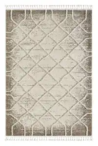 Teppich Maya, 140cm x 200cm, Farbe Weiß, rechteckig, Florhöhe 15mm