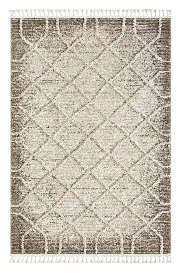 Bild 1 von Teppich Maya, 140cm x 200cm, Farbe Weiß, rechteckig, Florhöhe 15mm