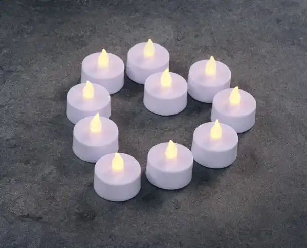 Bild 4 von LED Teelichter, 10er - Warmweiß