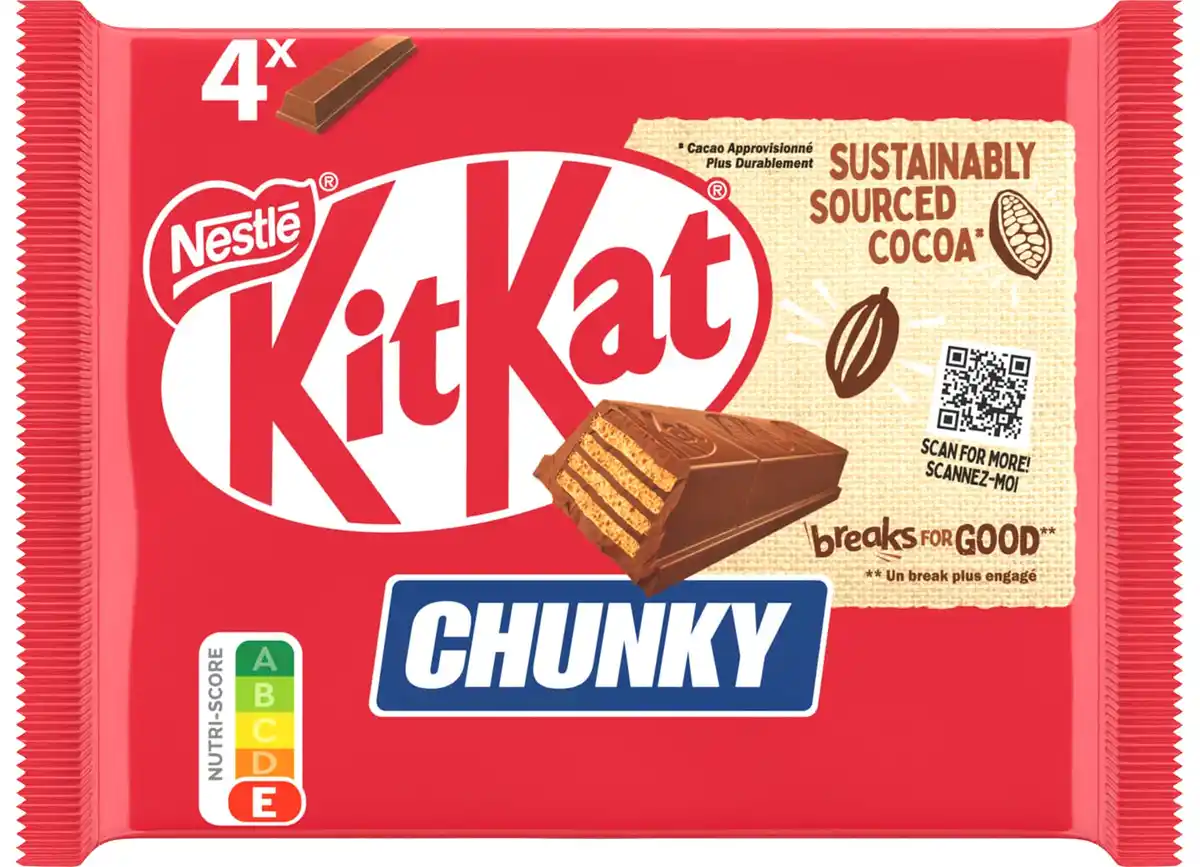 Bild 1 von KitKat Chunky 4 Riegel