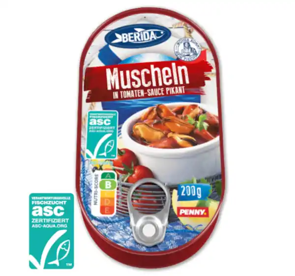 Bild 1 von BERIDA Muscheln in Tomatensauce