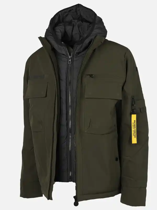 Bild 3 von Herren Jacke 2in1 Optik Oliv
