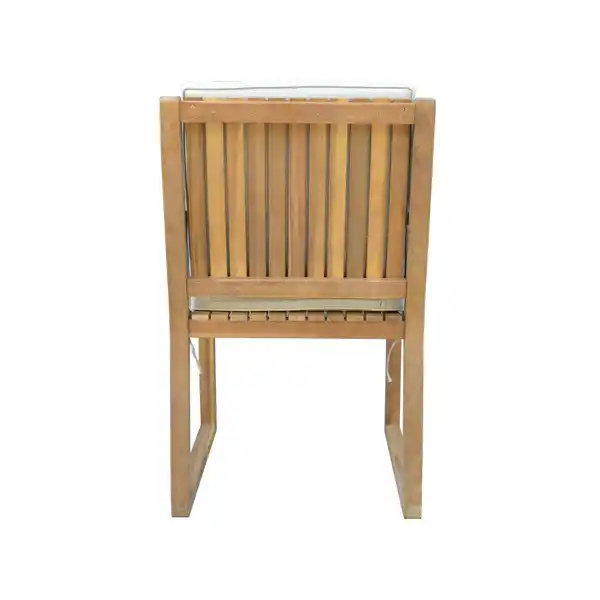 Bild 4 von Gartenstühle 2er Set aus Akazienholz , ca. 54 x 59 x 88 cm - Braun