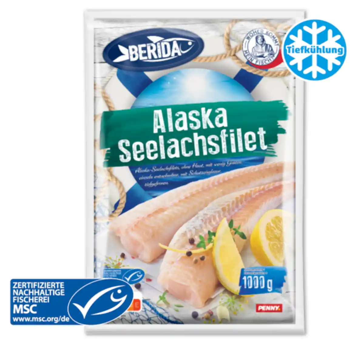 Bild 1 von BERIDA Alaska Seelachsfilet