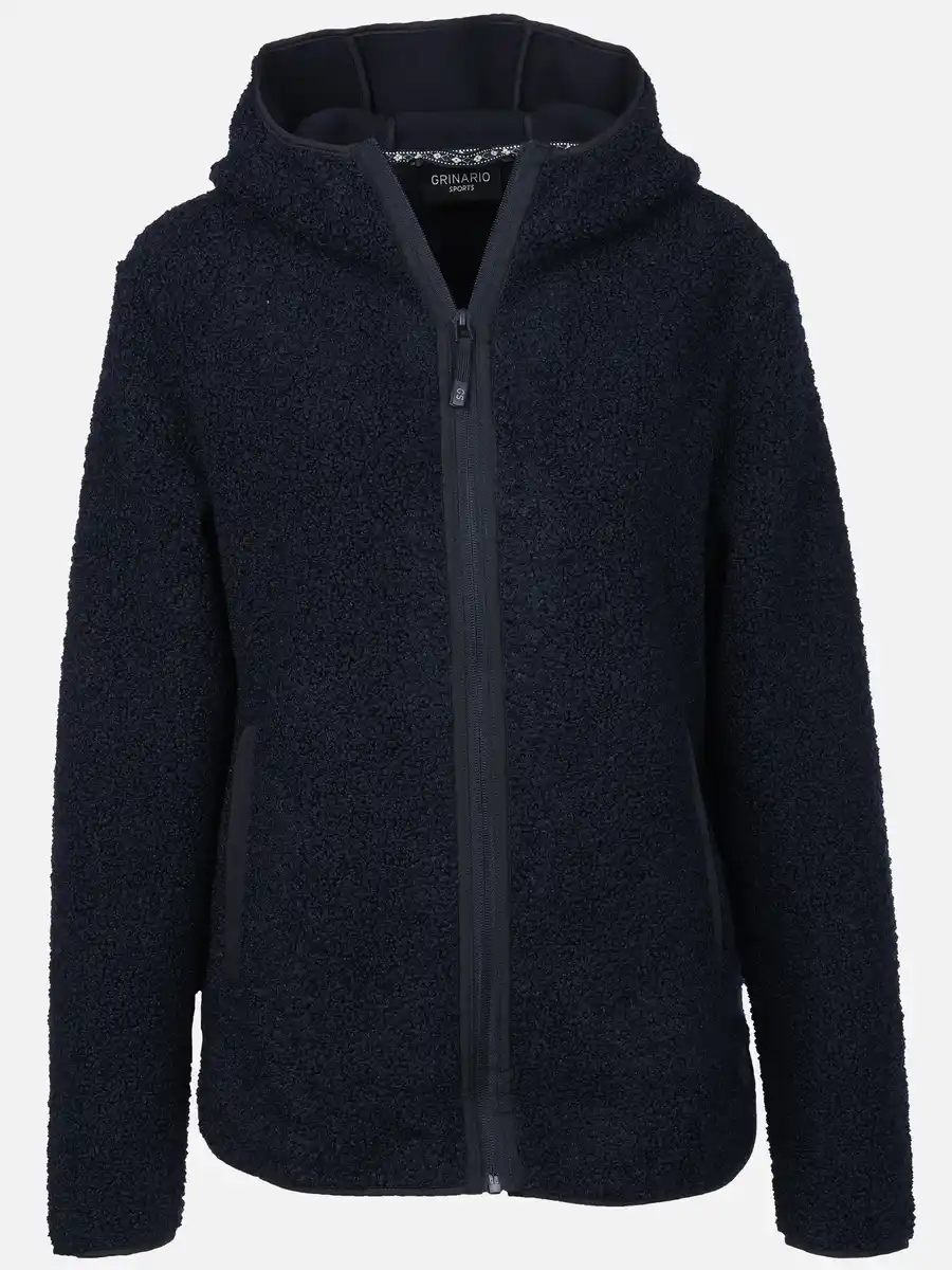 Bild 1 von Damen Jacke aus Teddyfell Schwarz