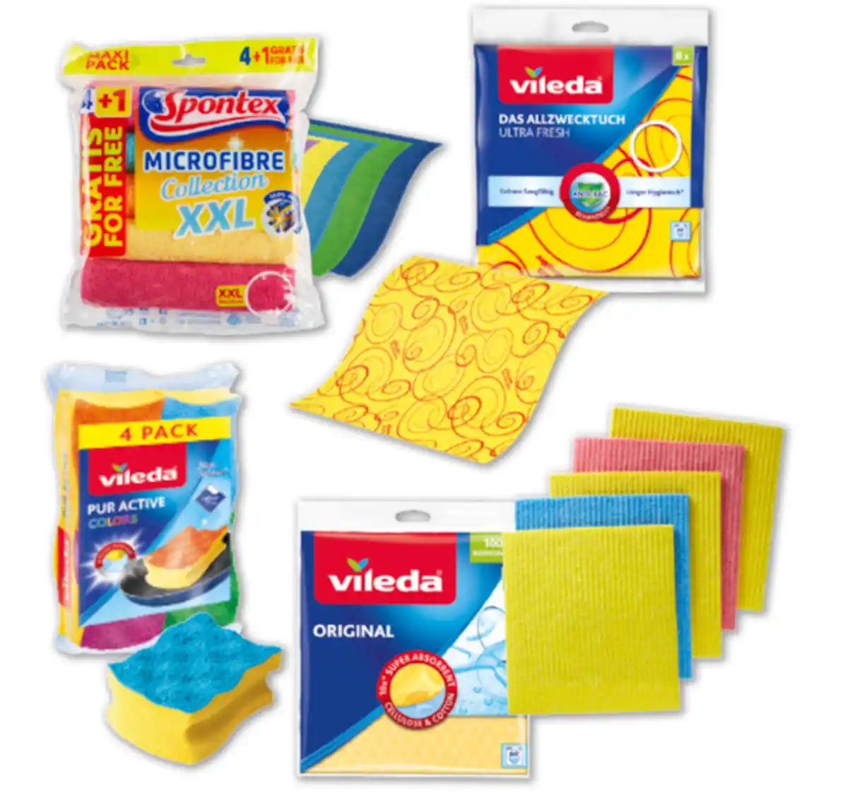 Bild 1 von VILEDA Schwämme, Tücher ...*