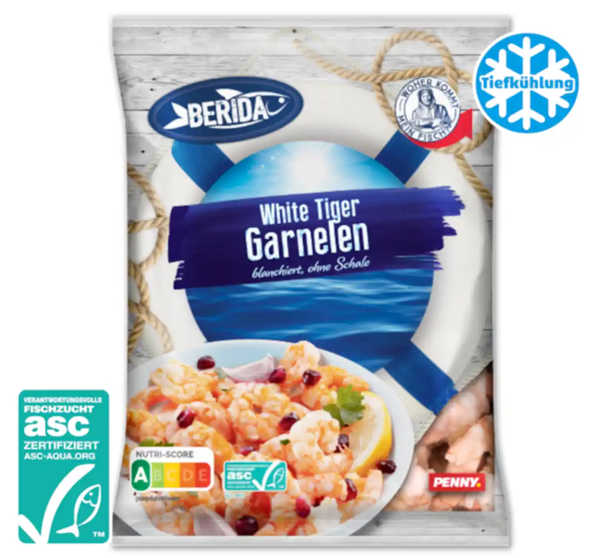 Bild 1 von BERIDA White Tiger Garnelen