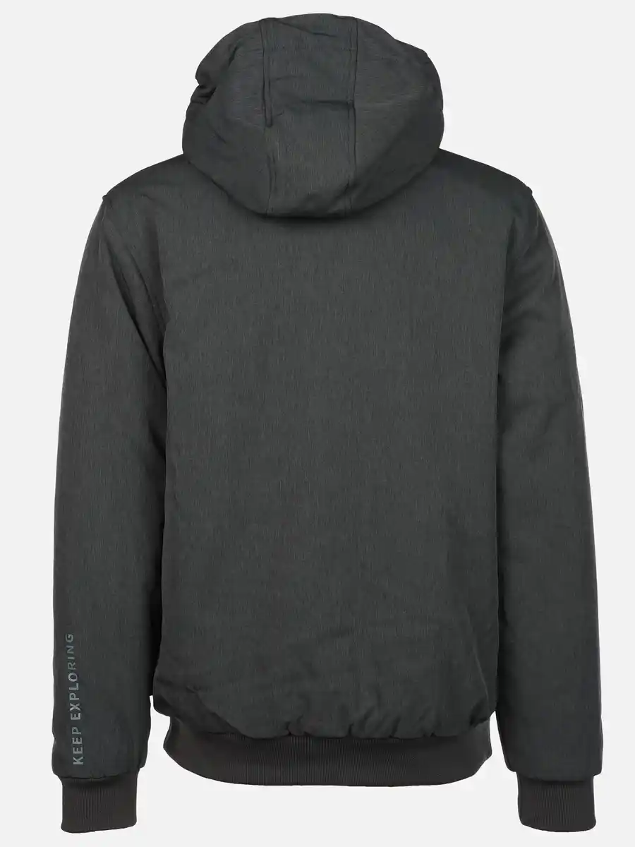 Bild 2 von Herren Softshelljacke mit Kapuze Grau