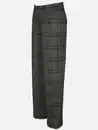 Bild 3 von Damen Wideleg Hose mit Muster Grau