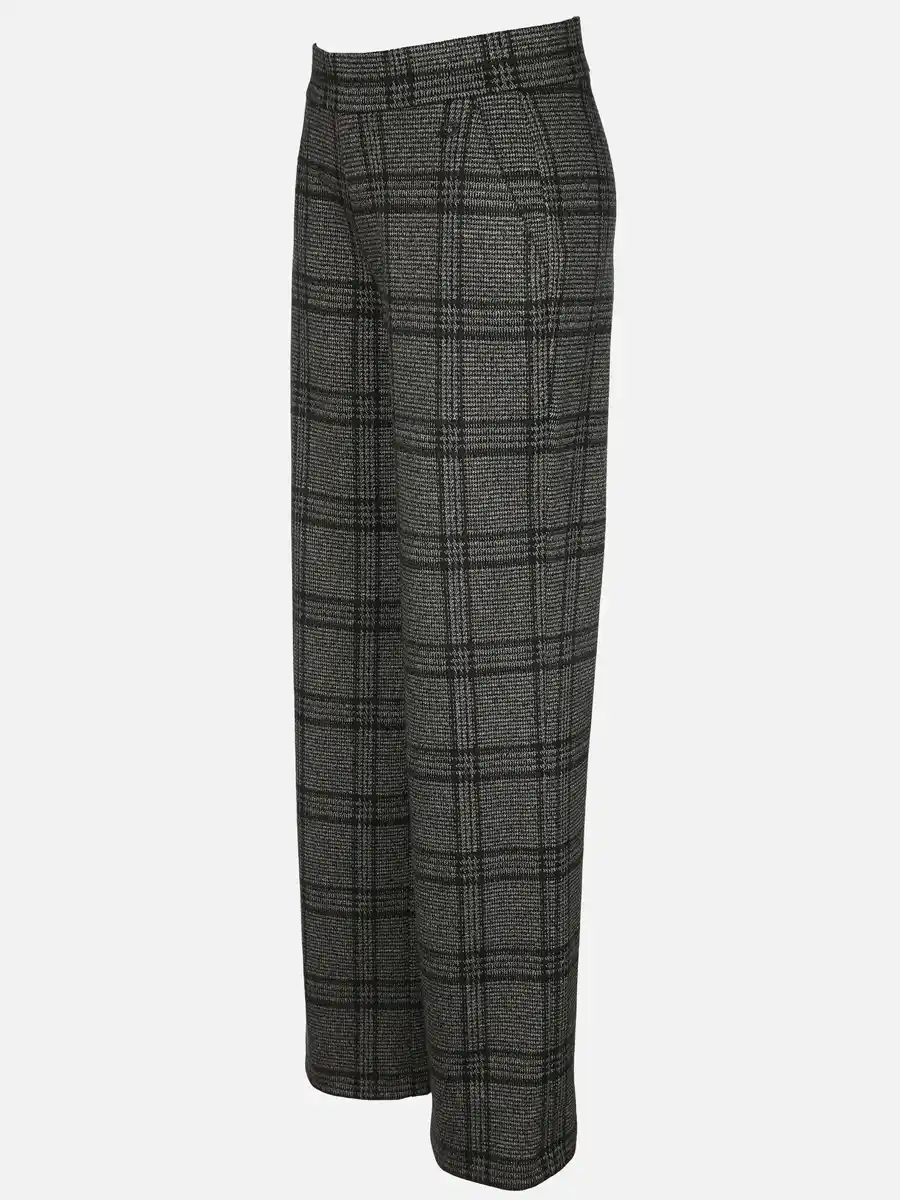 Bild 3 von Damen Wideleg Hose mit Muster Grau