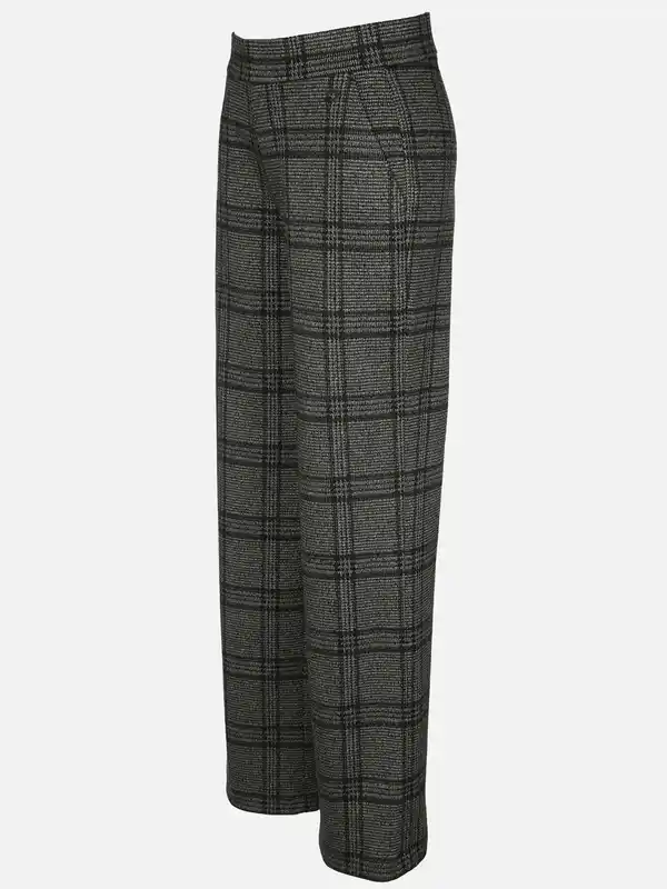 Bild 3 von Damen Wideleg Hose mit Muster Grau