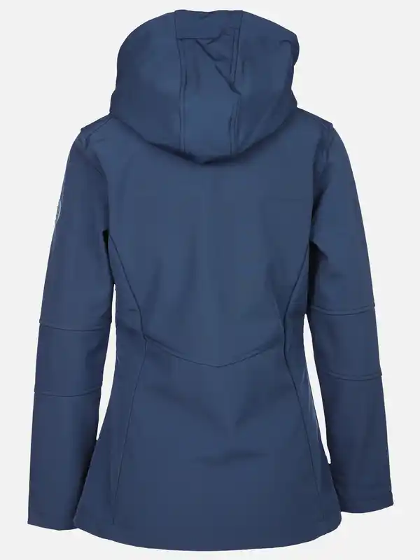 Bild 2 von Damen Softshelljacke mit Kapuze Blau