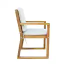 Bild 3 von Gartenstühle 2er Set aus Akazienholz , ca. 54 x 59 x 88 cm - Braun