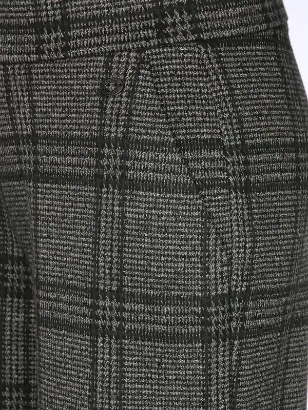 Bild 4 von Damen Wideleg Hose mit Muster Grau