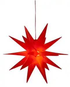 LED 3D-Leuchtstern - Rot