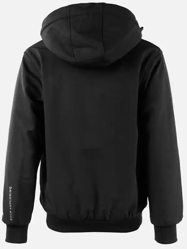 Bild 2 von Jungen Softshell Jacke mit Kapuze Schwarz