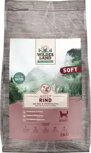 Wildes Land Hundefutter Soft Rind mit Reis und Wildkräutern, 5 kg