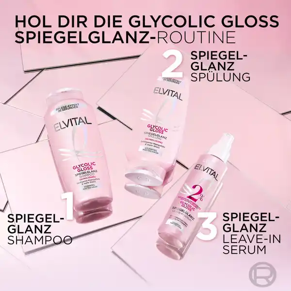 Bild 4 von L’Oréal Paris Elvital Glycolic Gloss Spiegelglanz Spülung, 250 ml