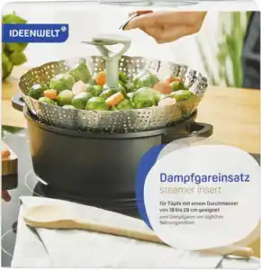 IDEENWELT Dampfgareinsatz
