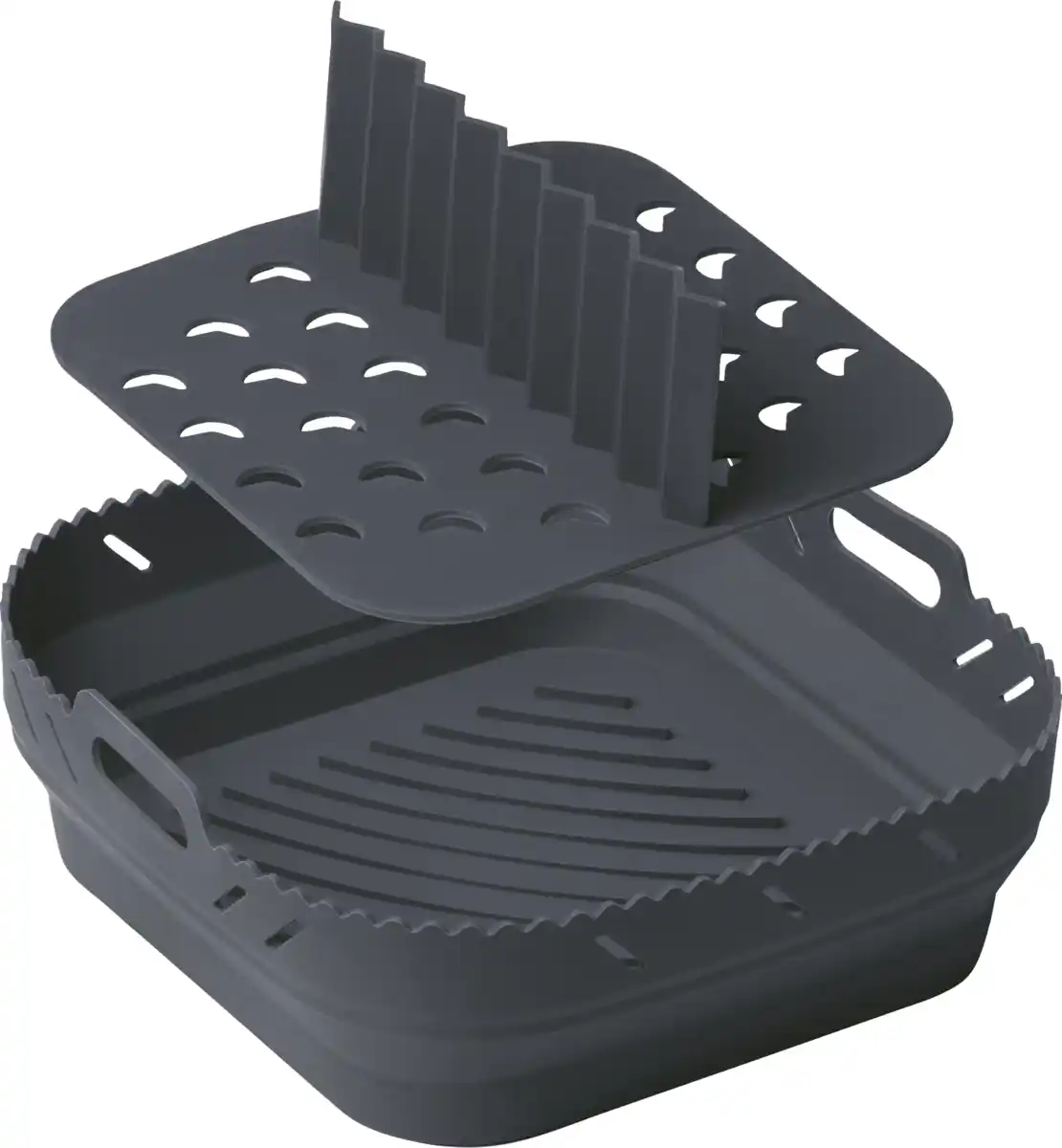 Bild 2 von IDEENWELT Heißluftfritteusen-Einsatz 2-teilig eckig