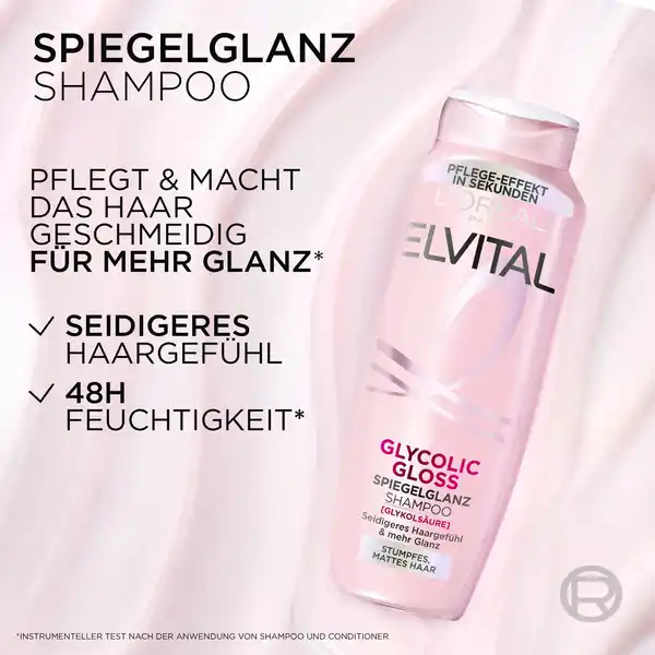 Bild 3 von L’Oréal Paris Elvital Glycolic Gloss Spiegelglanz Shampoo, 300 ml
