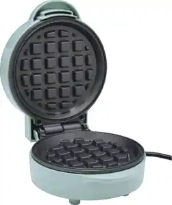 IDEENWELT Mini-Waffeleisen Ø ca. 11 cm mint