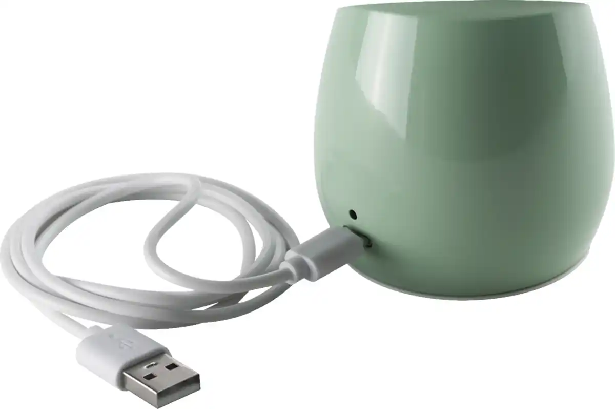 Bild 2 von IDEENWELT Akku-Pilzleuchte ca. 13 cm hoch mint