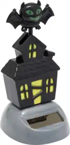 IDEENWELT Halloween-Solar-Figur Fledermaushaus