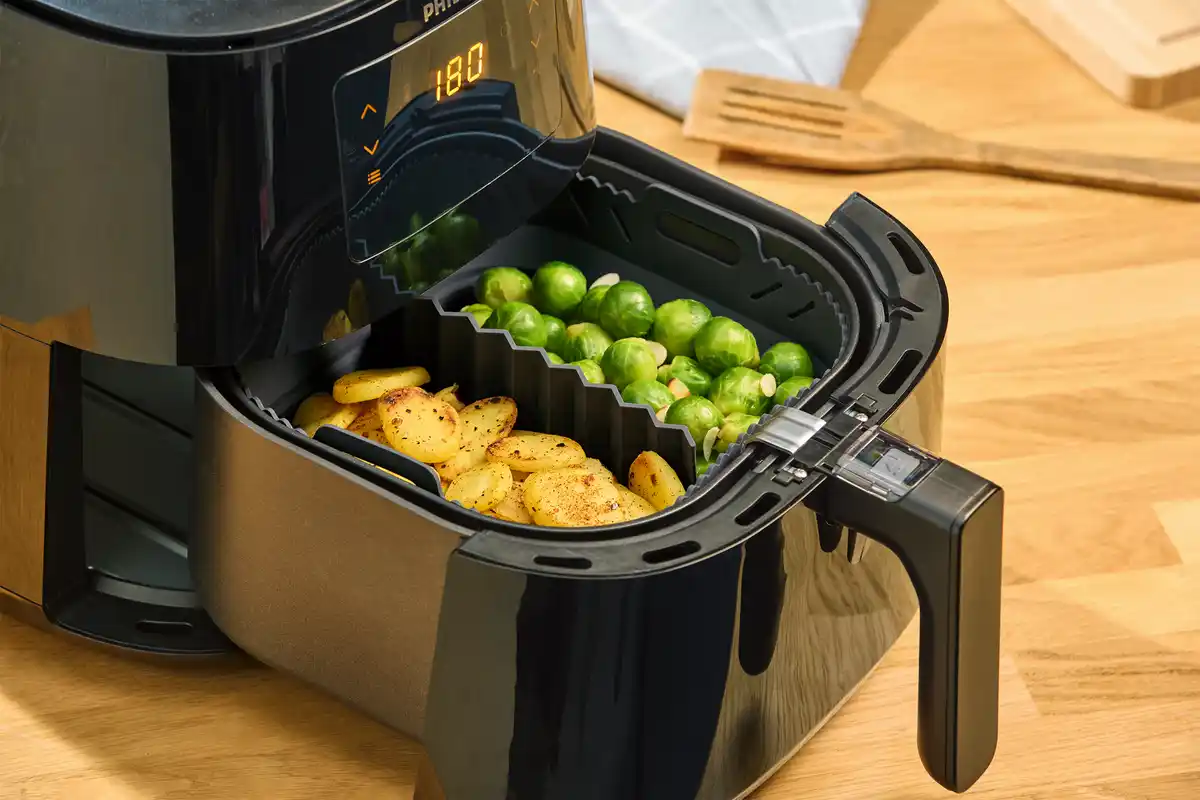 Bild 3 von IDEENWELT Heißluftfritteusen-Einsatz 2-teilig eckig