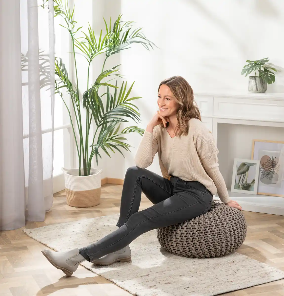 Bild 3 von IDEENWELT Thermo-Jeans Gr. L