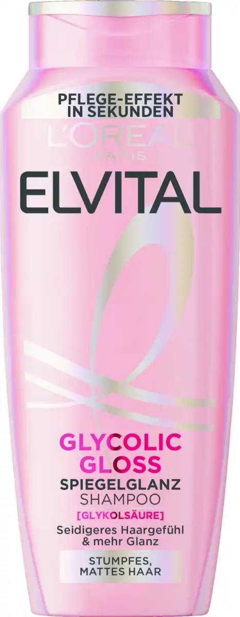Bild 1 von L’Oréal Paris Elvital Glycolic Gloss Spiegelglanz Shampoo, 300 ml