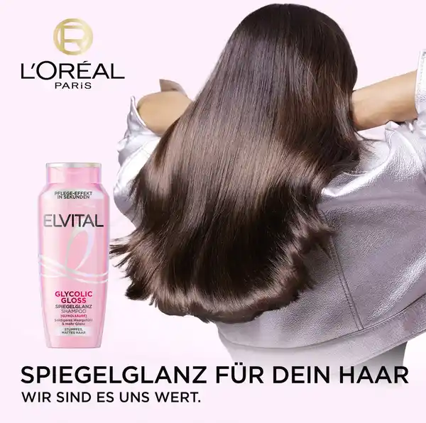 Bild 4 von L’Oréal Paris Elvital Glycolic Gloss Spiegelglanz Shampoo, 300 ml