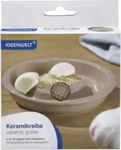 IDEENWELT Keramik-Reibe taupe